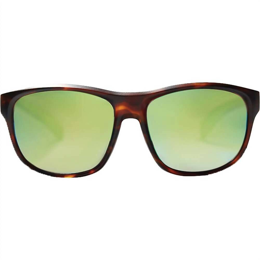 NEW BAJIO unisex scuch sunglasses in tortoise / green mirror glass